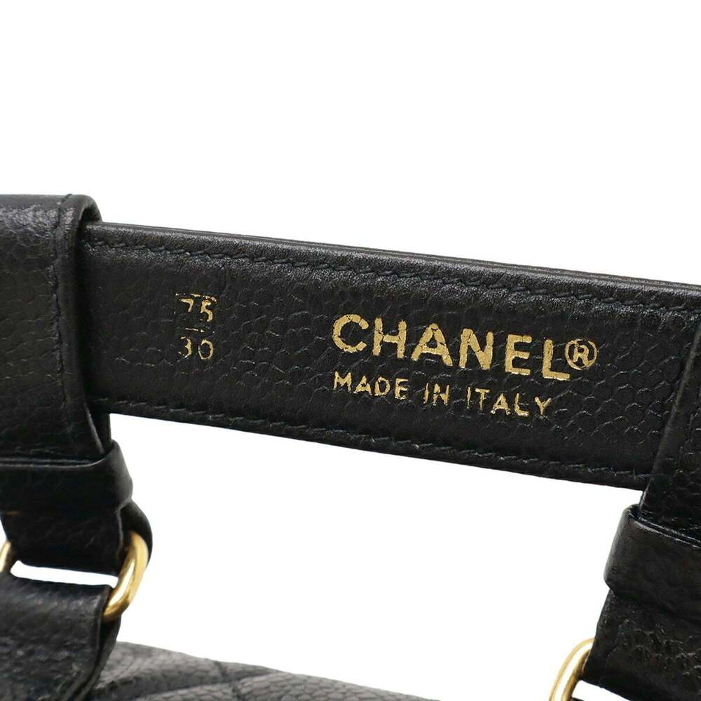 CHANEL Black Caviar Leather Hobo Bag - Picture 7 of 10